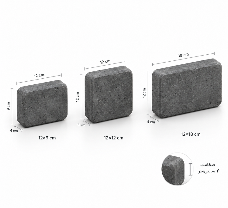 کفپوش کوبیک بتنی (نوستالژی)
